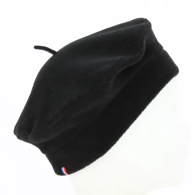 Nicole 26cm Black Fleece Beret - Traclet Reference: 19043 | Traclet Hat Shop