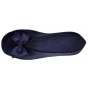 Women's Navy Bow Ballet Slippers - Isotoner
