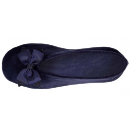 Women's ballerina slippers Navy knot - Isotoner