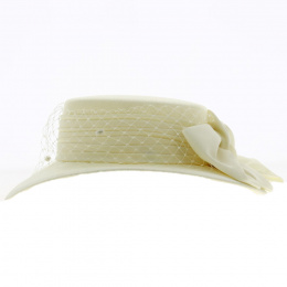 Ceremonial hat Cream fabric - Traclet