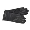 Gants Femme Cuir Mouton Noir - Seeberger Reference : 19054 | Chapellerie Traclet