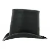 Chapeau haut de forme 17cm Cuir Noir - American Hat makers Reference : 19060 | Chapellerie Traclet