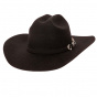 Black Wool Felt Cattleman Western Hat - American Hat makers