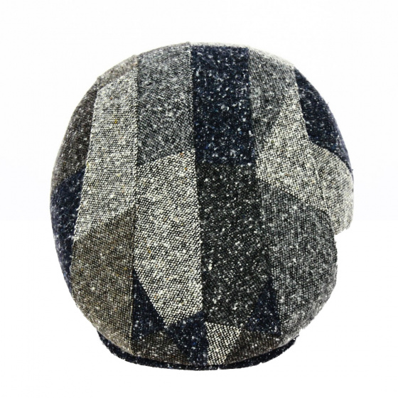 Pino Blue Patchwork Flat Cap - MTM