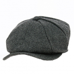 Casquette Hatteras Rayures Gris - Traclet