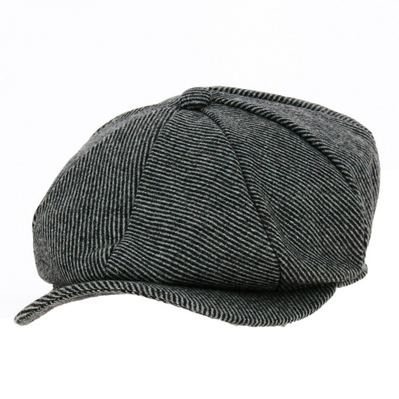 Grey Striped Hatteras Cap - Traclet