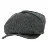 Casquette Hatteras Rayures Gris - Traclet Reference : 19073 | Chapellerie Traclet