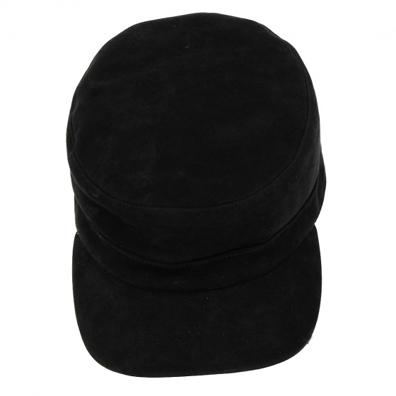 Casquette Cubaine Cuir Noir - City Sport