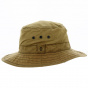 Camel Waterproof Oiled Cotton Bucket Hat - Stetson