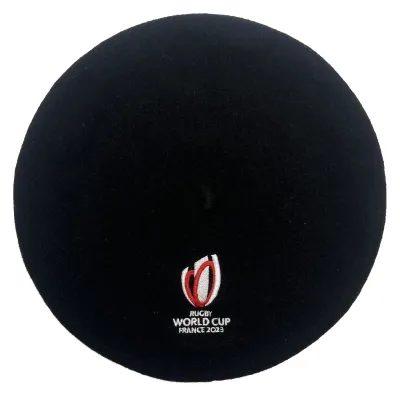 Official Rugby World Cup Black Beret - Le Béret Français Reference : 18588| Chapellerie Traclet