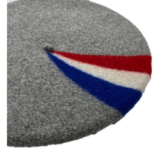 Béret Patriote Gris Chiné - Le Béret Français