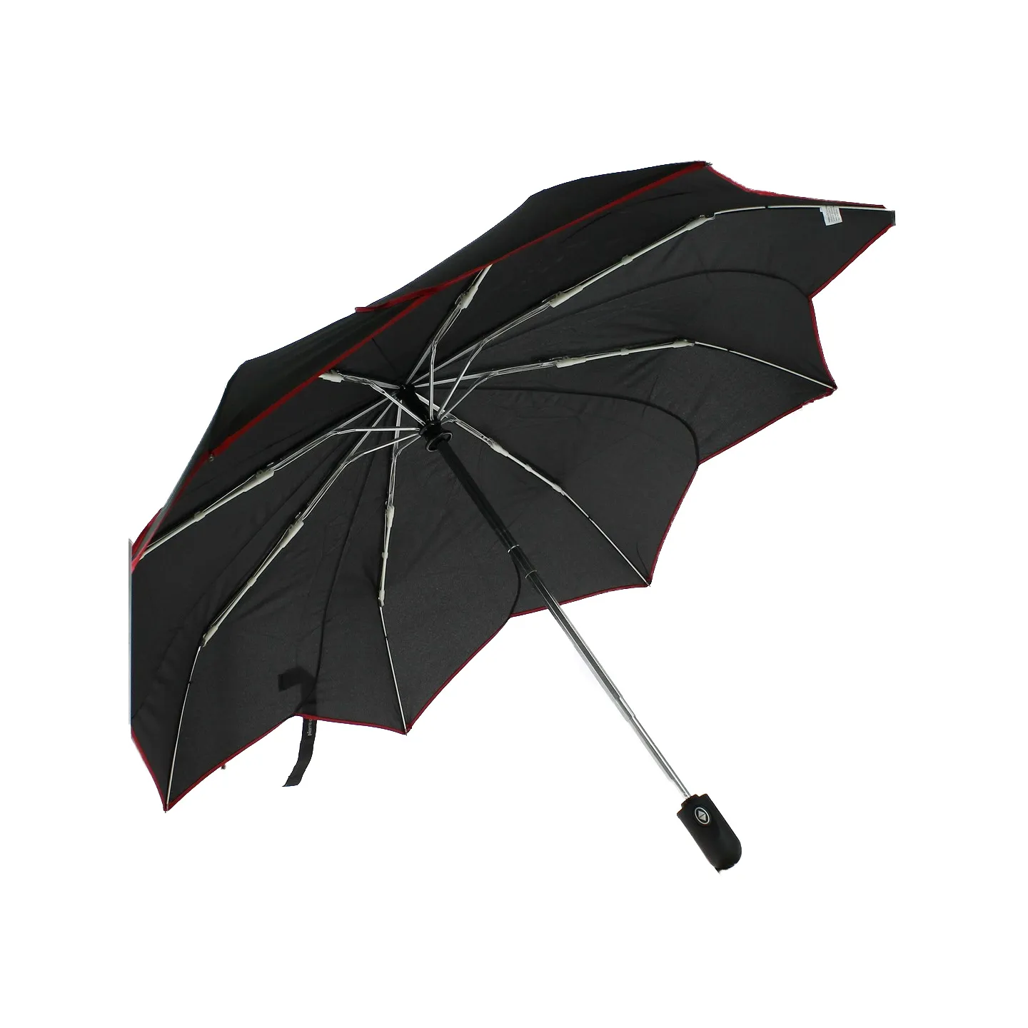 Women's Folding Sunflower Umbrella Black and Red - Pierre Cardin Reference: 15321 | Traclet Hat Shop