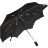 Women's Folding Sunflower Umbrella Black and Red - Pierre Cardin Reference: 15321 | Traclet Hat Shop
