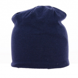 Navy Extreme Reversible Grey Beanie - Atlantis