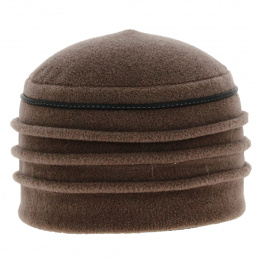Women's Brown Olga Polar Fleece Hat - Traclet