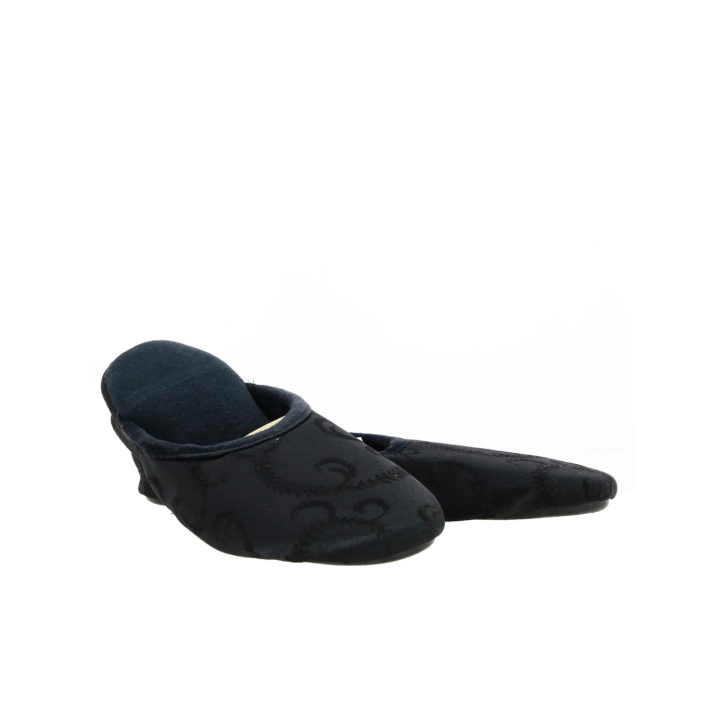 Chaussons Mules Femme Arabesque - Isotoner Reference : 19092 | Chapellerie Traclet