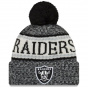 Oakland Raiders NFL Pom-Pom Beanie - New Era
