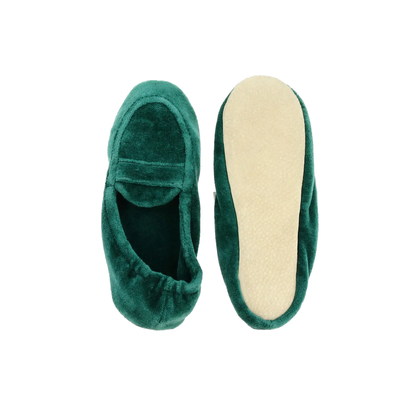 Ballerines Enfant Velours - Isotoner Reference : 19094 | Chapellerie Traclet