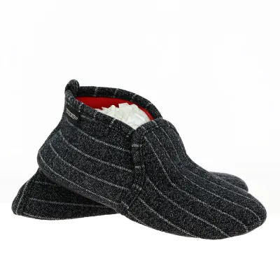Women's Slippers with Rubber Soles Grey - Isotoner Reference: 19096 | Traclet Hat Shop