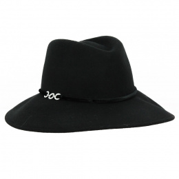 Black Wool Bénédicte Traveler Hat - Traclet