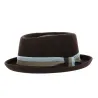 Chapeau Porkpie Marcel Feutre Marron - Traclet Reference : 19111 | Chapellerie Traclet