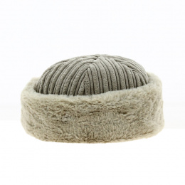 Miki Minerva Cotton Beanie Beige - Traclet