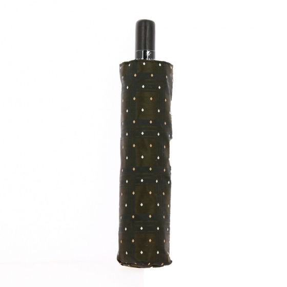 Men's Mini Folding Umbrella automatic straight wooden handle - Piganiol