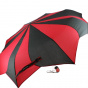 Women's Red and Black Sunflower Folding Umbrella - Pierre Cardin