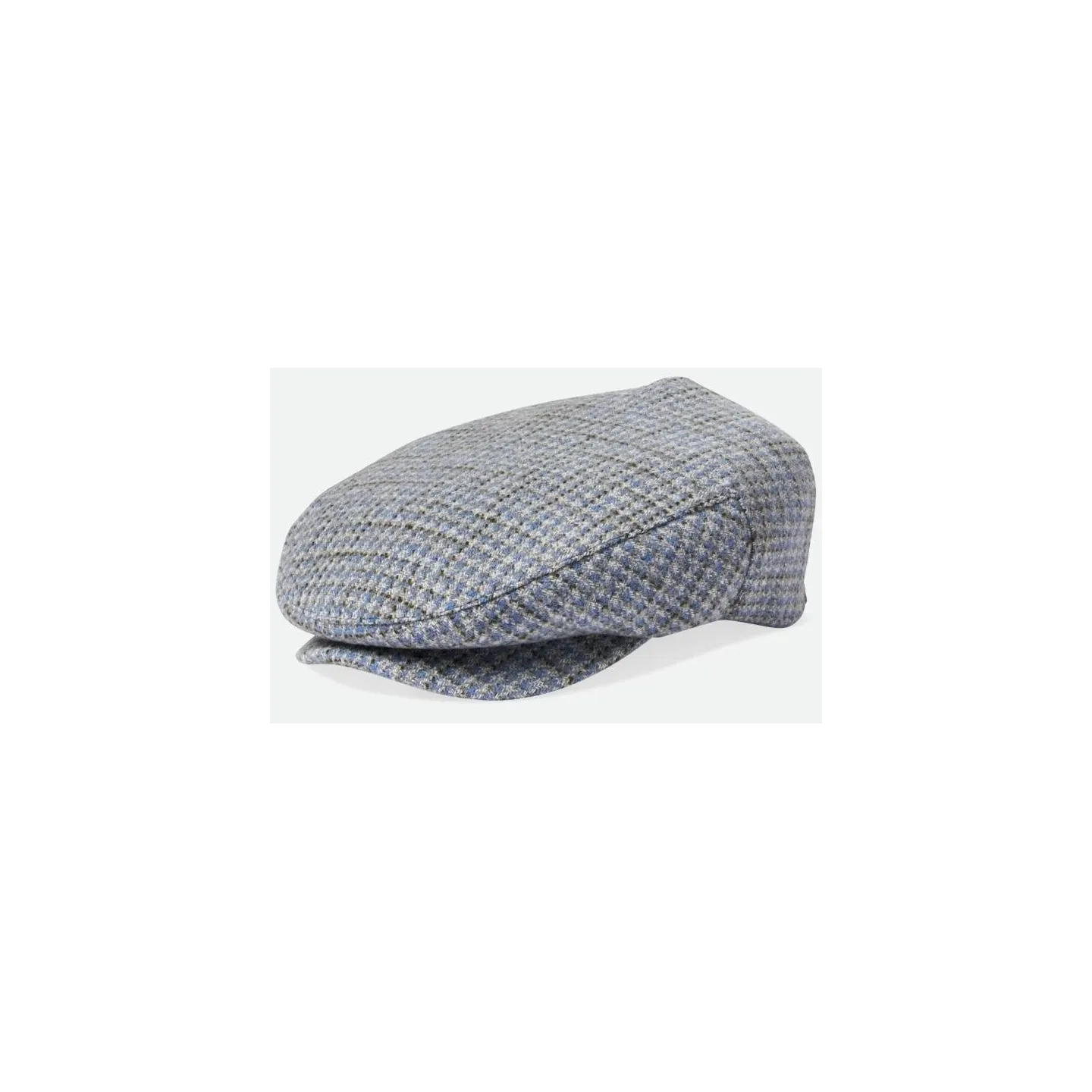 Blue and White Hooligan Flat Cap - Brixton Reference: 17629| Chapellerie Traclet
