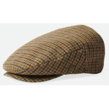 Casquette Hooligan Pieds De Poule Marron Olive - Brixton