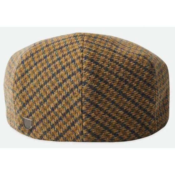 Casquette Hooligan Pieds De Poule Marron Olive - Brixton