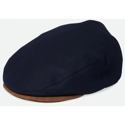 Navy Hooligan Baggy Flat Cap - Brixton Reference: 18297 | Traclet Hat Shop