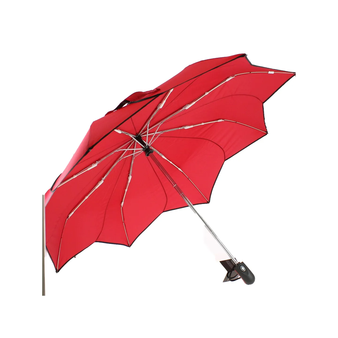 Parapluie Femme Pliant Tournesol Rouge - Pierre Cardin Reference : 17050 | Chapellerie Traclet