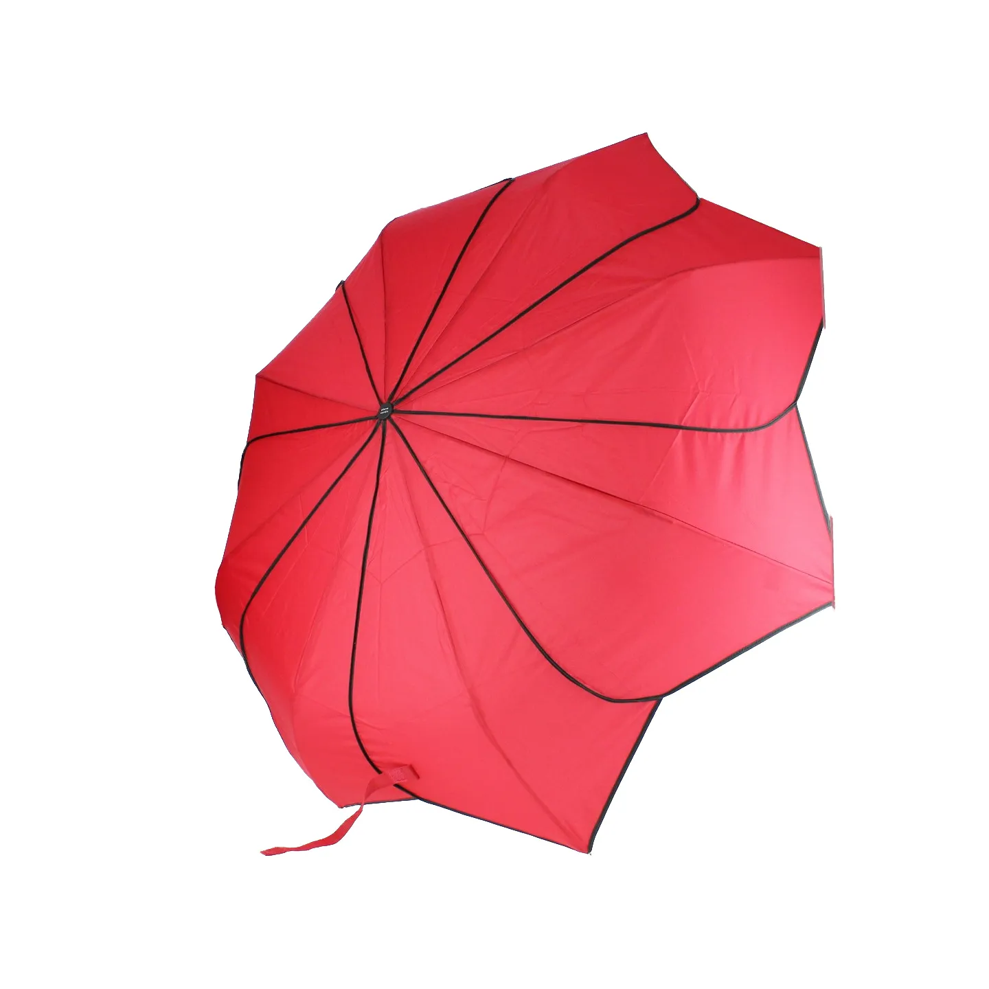 Parapluie Femme Pliant Tournesol Rouge - Pierre Cardin Reference : 17050 | Chapellerie Traclet