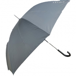 Parapluie Canne Long Semi Automatique Noir - Esprit