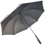 umbrella cane alumiun/steel pvc transparent manual opening pvc black
