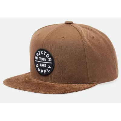 Casquette Snapback Oath III Marron - Brixton