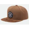 Brown Oath III Snapback Cap - Brixton Reference: 17631