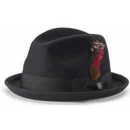 Chapeau Fedora Feutre Laine à Large Bord 10 Cm - Unisexe Homme/Femme - Noir, Blanc, Camel, Beige - Style Rétro