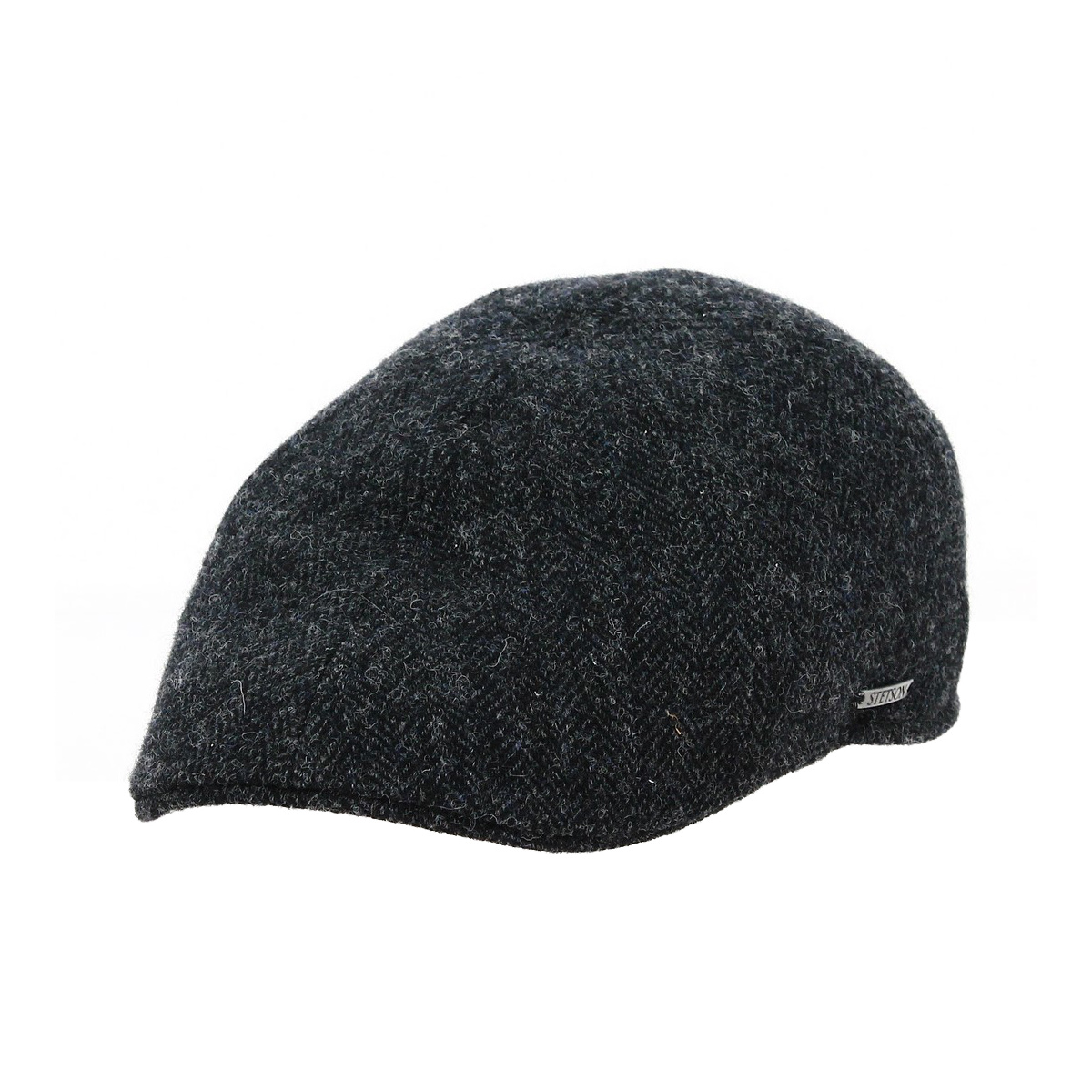 Casquette Stetson Avec Oreillettes - Laine Et Cachemire - Taille L (58-59 Cm) - Anthracite - Pour Homme Hiver
