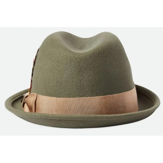 Chapeau Trilby Gain Vert olive - Brixton