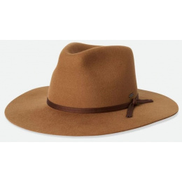 Gold Wool Felt Cowboy Hat Cohen - Brixton