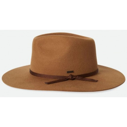 Gold Wool Felt Cowboy Hat Cohen - Brixton