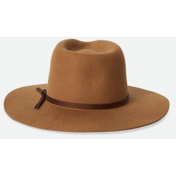 Gold Wool Felt Cowboy Hat Cohen - Brixton
