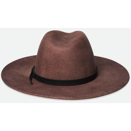 Fedora Hat Field Proper Brown Felt - Brixton