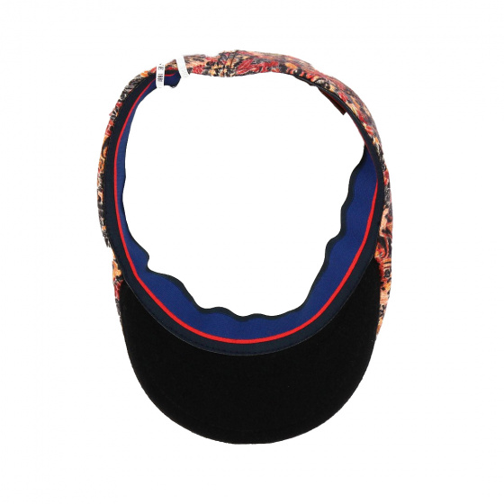 David Flat Cap Virgin Wool Orange - Marone