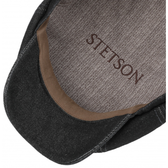 Stetson Hatteras Black Denim Cotton Cap