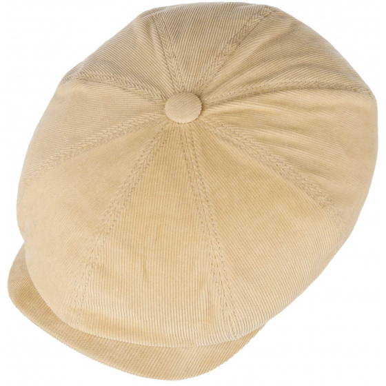 Casquette Hatteras Fresno Corduroy Sand - Stetson Casquette Hatteras Fresno Corduroy Sand - Stetson