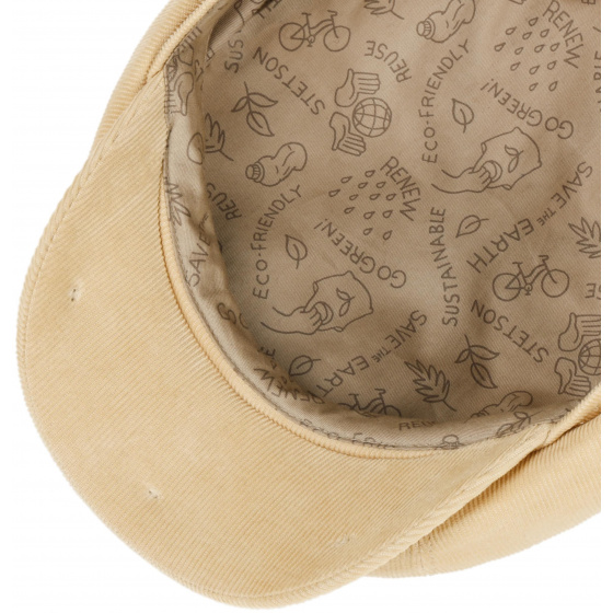 Casquette Hatteras Fresno Corduroy Sand - Stetson Casquette Hatteras Fresno Corduroy Sand - Stetson