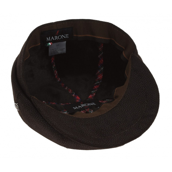 Brown Hatteras Cap - Marone
